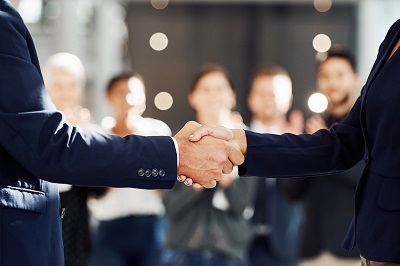 businessmen shaking hands